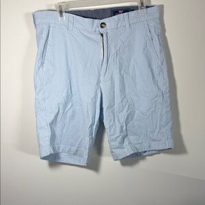 Vineyard Vines Breaker Shorts Seersucker Blue Striped Men's Shorts Sz 31